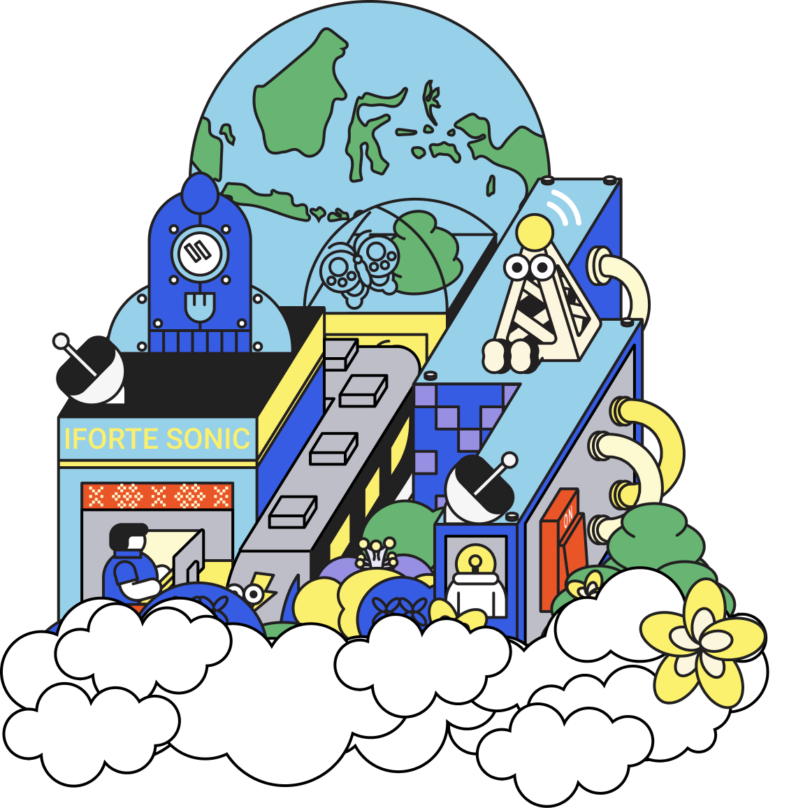 Ilustrasi iForte Sonic